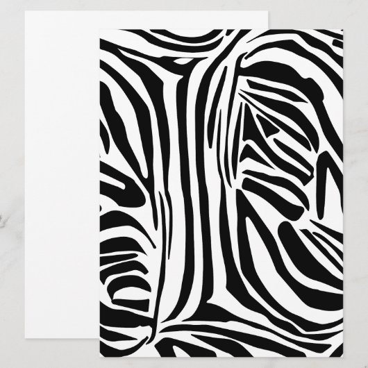 Zebra-Muster (Vorne/Hinten)