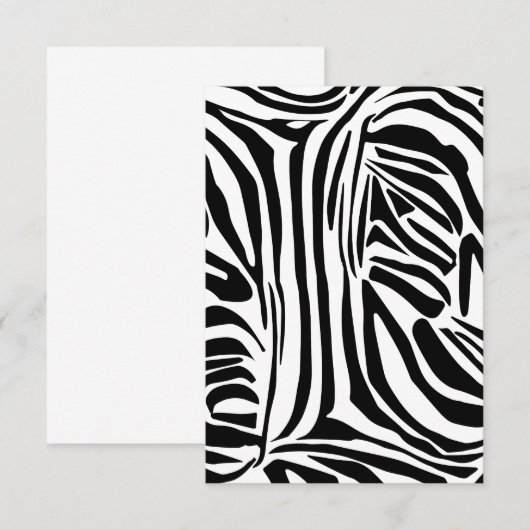 Zebra-Muster (Vorne/Hinten)