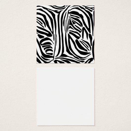 Zebra-Muster (Vorne & Hinten)