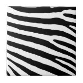 Zebra Muster Animal Print Fliese (Vorderseite)