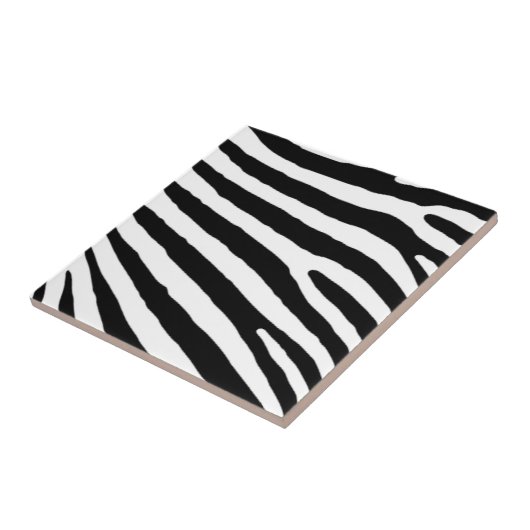 Zebra Muster Animal Print Fliese (Seite)