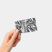 Zebra-Muster Ausweis (Handheld)
