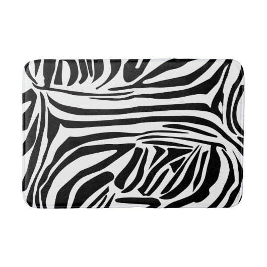 Zebra-Muster Badematte (Vorderseite)