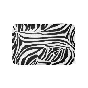 Zebra-Muster Badematte