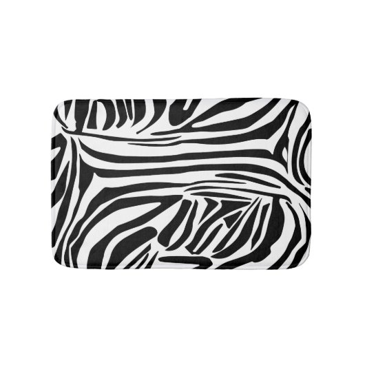 Zebra-Muster Badematte (Vorderseite)