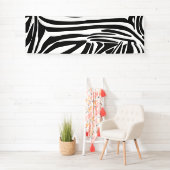 Zebra-Muster Banner (Insitu)