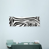 Zebra-Muster Banner (Messeveranstaltung)