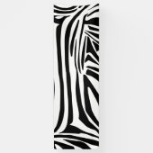 Zebra-Muster Banner (Vertikal)