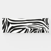 Zebra-Muster Banner (Horizontal)
