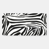 Zebra-Muster Banner (Horizontal)