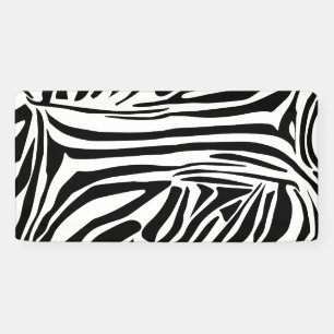 Zebra-Muster Banner