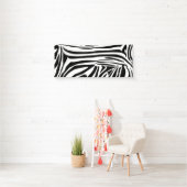 Zebra-Muster Banner (Insitu)