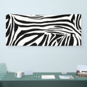Zebra-Muster Banner (Messe)