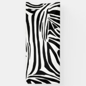Zebra-Muster Banner (Vertikal)