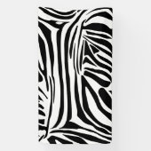 Zebra-Muster Banner (Vertikal)