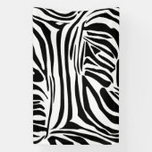 Zebra-Muster Banner (Vertikal)