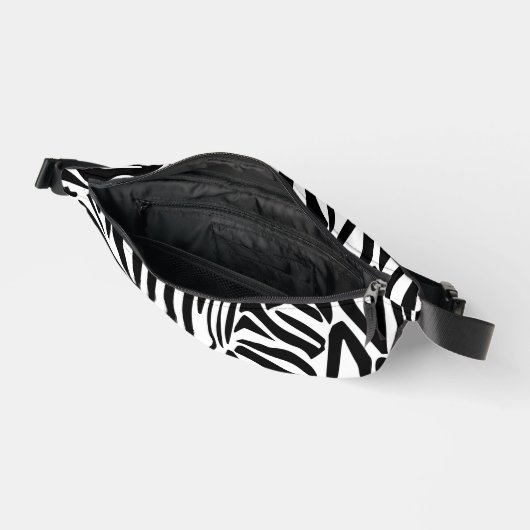 Zebra-Muster Bauchtasche (Offen)