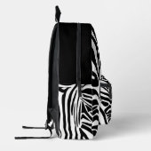 Zebra-Muster Bedruckter Rucksack (Links)