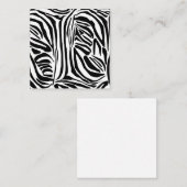 Zebra-Muster Begleitkarte (Vorne/Hinten)