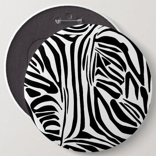Zebra-Muster Button (Vorne & Hinten)