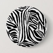 Zebra-Muster Button (Vorderseite)