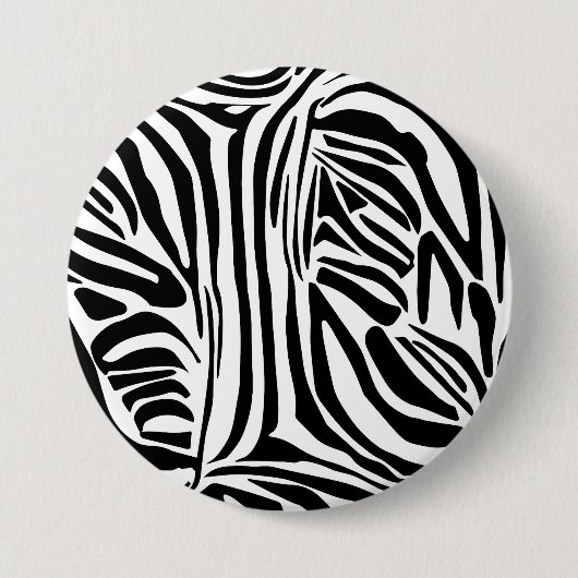 Zebra-Muster Button (Vorderseite)