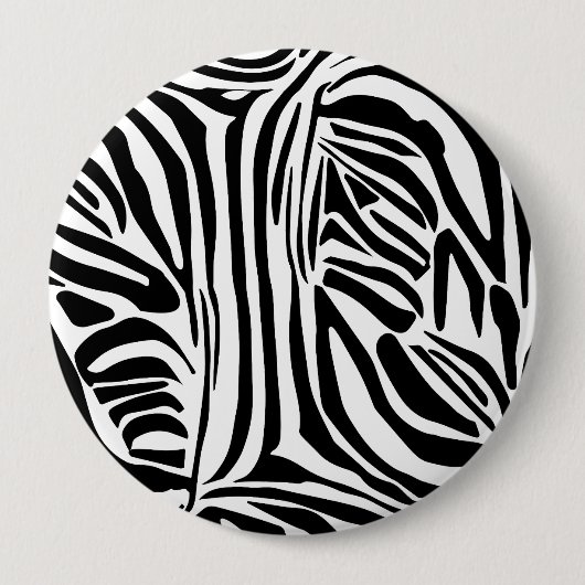 Zebra-Muster Button (Vorderseite)