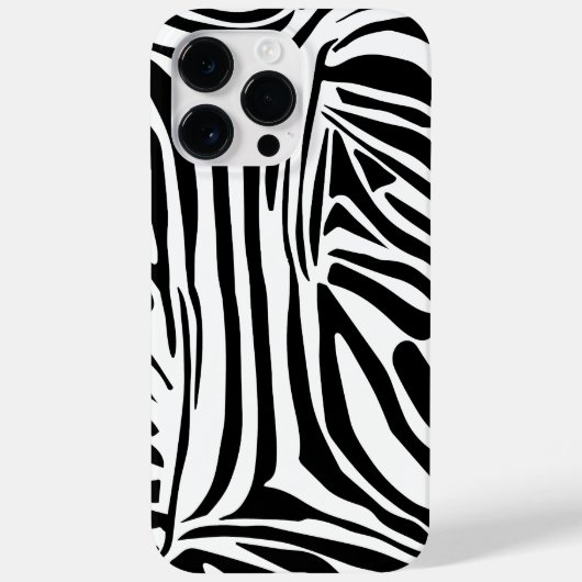 Zebra-Muster Case-Mate iPhone Hülle (Rückseite)