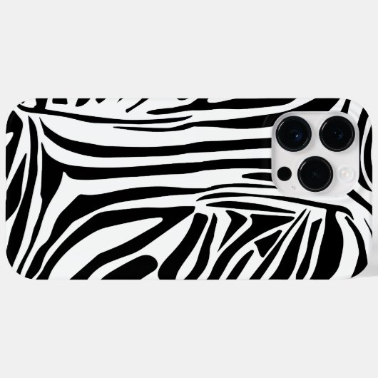 Zebra-Muster Case-Mate iPhone Hülle (Rückseite (Horizontal))