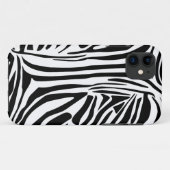 Zebra-Muster Case-Mate iPhone Hülle (Rückseite (Horizontal))