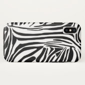 Zebra-Muster Case-Mate iPhone Hülle (Rückseite (Horizontal))