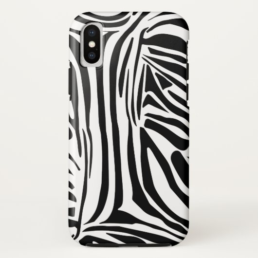Zebra-Muster Case-Mate iPhone Hülle (Rückseite)