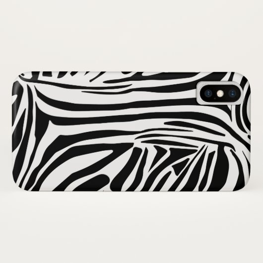 Zebra-Muster Case-Mate iPhone Hülle (Rückseite (Horizontal))