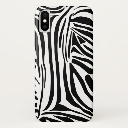Zebra-Muster Case-Mate iPhone Hülle (Rückseite)