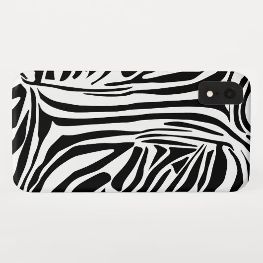 Zebra-Muster Case-Mate iPhone Hülle (Rückseite (Horizontal))