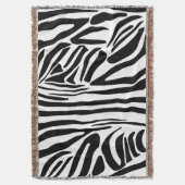 Zebra-Muster Decke (Vorderseite Vertikal)