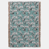 Zebra-Muster Decke (Vorderseite Vertikal)