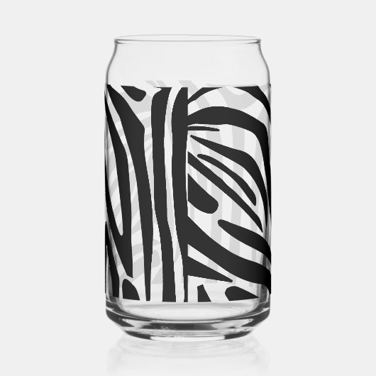 Zebra-Muster Dosenglas (Rechts)