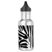 Zebra-Muster Edelstahlflasche (Links)