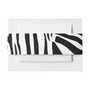 Zebra-Muster Einladungsbanderole