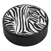 Zebra-Muster Eishockey Puck (3/4)