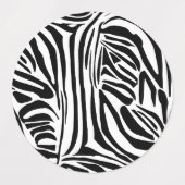 Zebra-Muster Etiketten (Design 2)