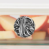 Zebra-Muster Etiketten (Befestigt)