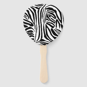 Zebra-Muster Fächer