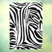 Zebra-Muster Fensteraufkleber (Blatt 3)