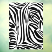 Zebra-Muster Fensteraufkleber (Blatt 3)