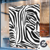 Zebra-Muster Fensteraufkleber (Café-Fenster)