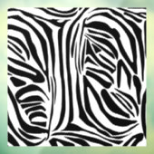 Zebra-Muster Fensteraufkleber (Blatt 3)