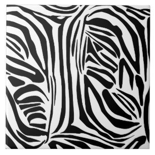 Zebra-Muster Fliese