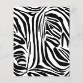 Zebra-Muster Flyer (Vorne)
